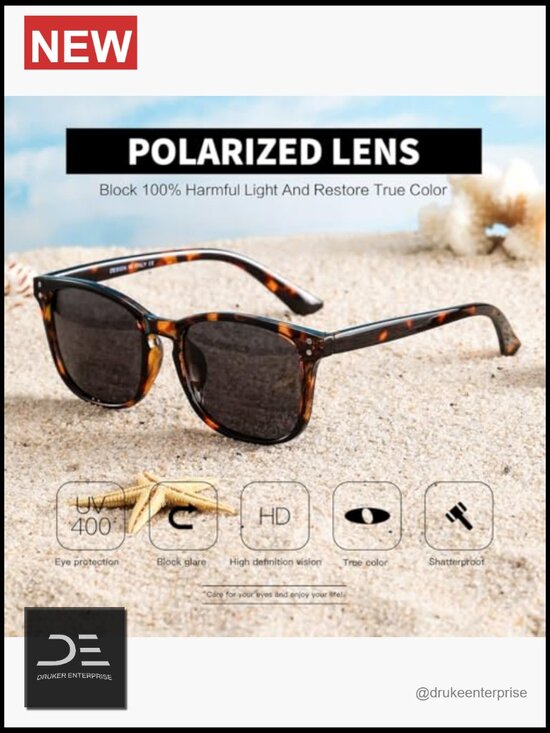 Polarized Sunglasses UV400 Protection for Women Classic Retro Trendy Outdoor main image 7